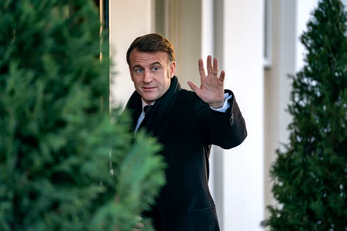 Emmanuel Macrom a ajuns la Washington pentru întâlnirea cu Trump FOTO PROFIMEDIA
