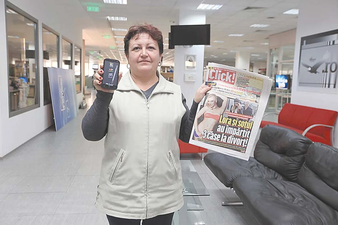 
    Teodora Ion este un cititor fidel al ziarului Click!Foto: Roberto Sălceanu  