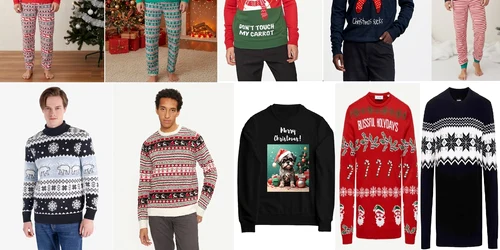 Cadouri de Crăciun pentru bărbați   pijamale și pulovere cozy și haioase Colaj eMAG jpg