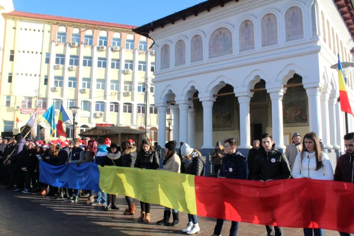 Manifestările s-au desfăşurat în Piaţa Prefecturii