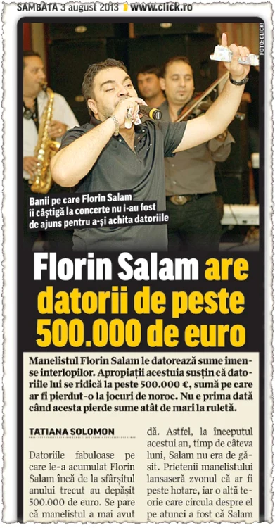 Datorii de 500.000 €  din jocuri de noroc