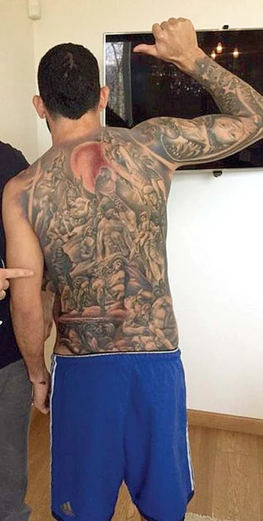 Aşa arată acum spatele argentinianului