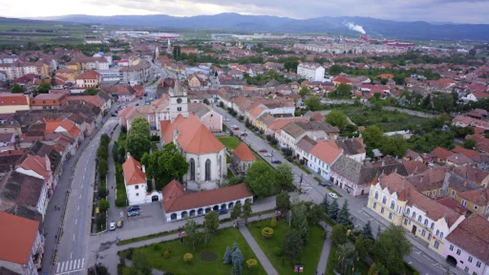 Zona centrală a municipiului Sebeş