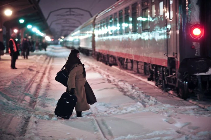 Circulaţia trenurilor, adaptată la condiţiile meteo nefavorabile FOTO Adevărul