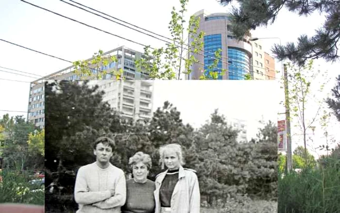 La intrarea în Parcul IOR: 1986 (foto alb-negru) şi 2013