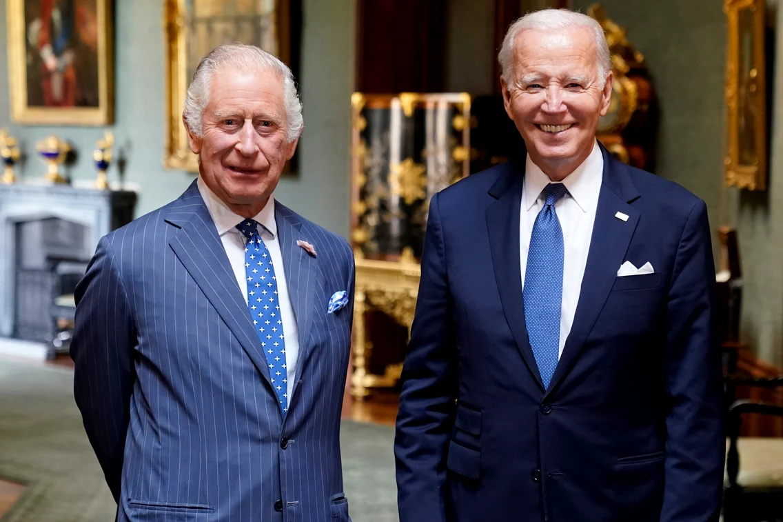 Regele Charles și președintele Joe Biden