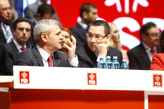 Victor Ponta (dreapta) şi Liviu
Dragnea, tandemul din fruntea PSD   Foto: Eduard Enea