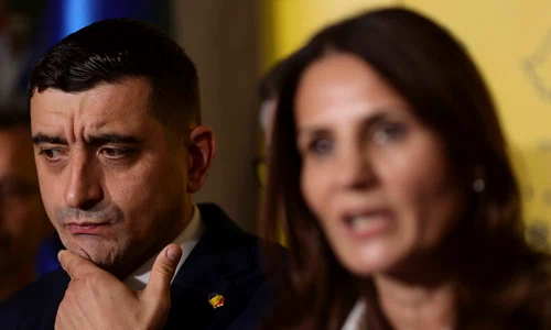 Anca Alexandrescu și George Simion FOTO Inquam / Octav Ganea