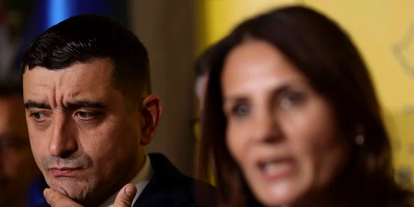 Anca Alexandrescu și George Simion FOTO Inquam / Octav Ganea 