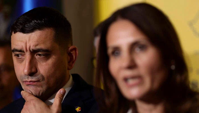 Anca Alexandrescu și George Simion FOTO Inquam / Octav Ganea