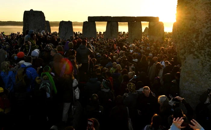 Solstiţiul de vară la Stonehenge FOTO EPA