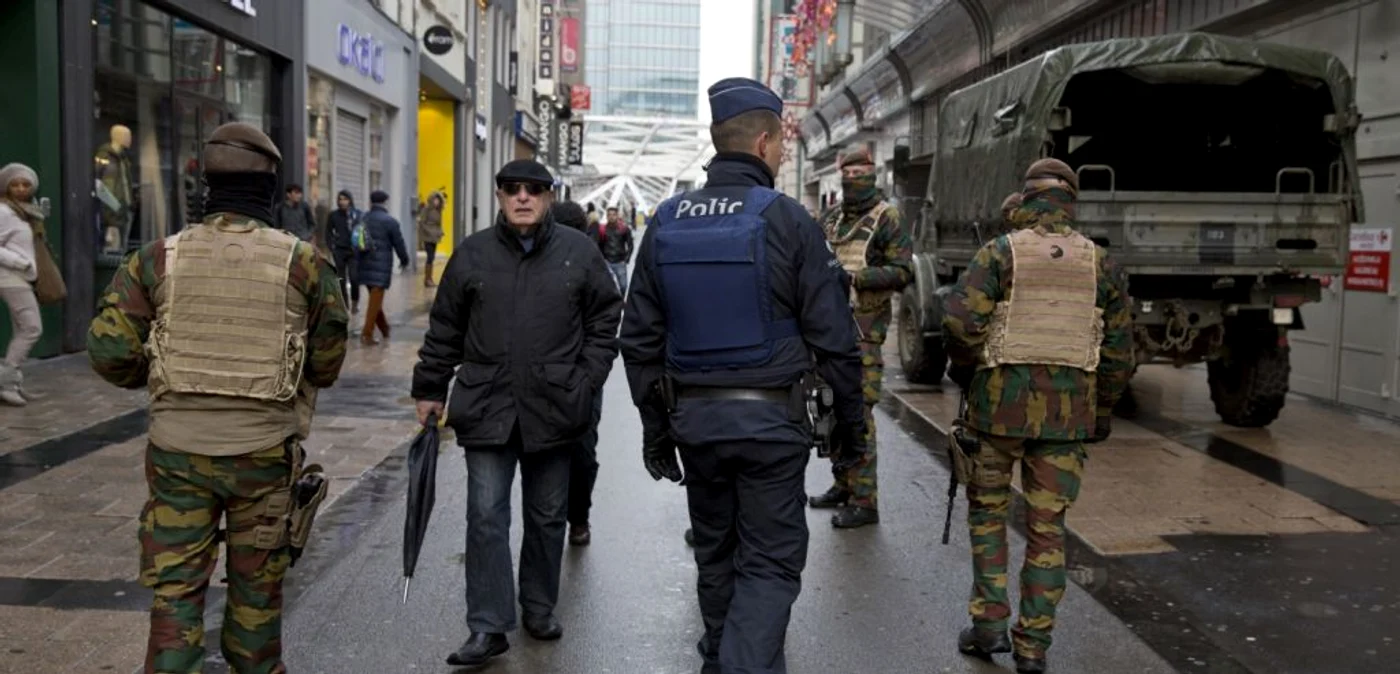 Alertă antiteroristă la Bruxelles FOTO AP