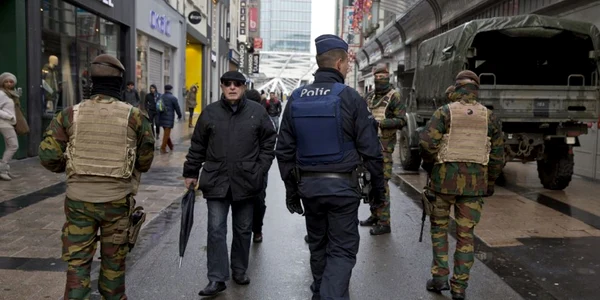 Alertă teroristă la Bruxelles FOTO AP