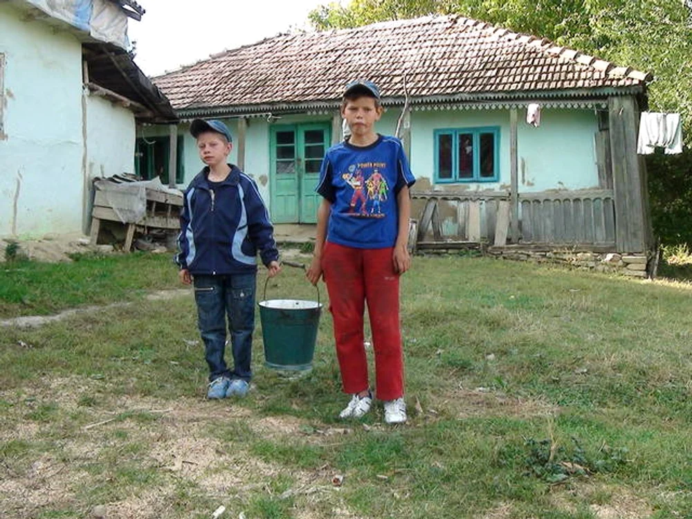 Georgică Butacu şi fratele 