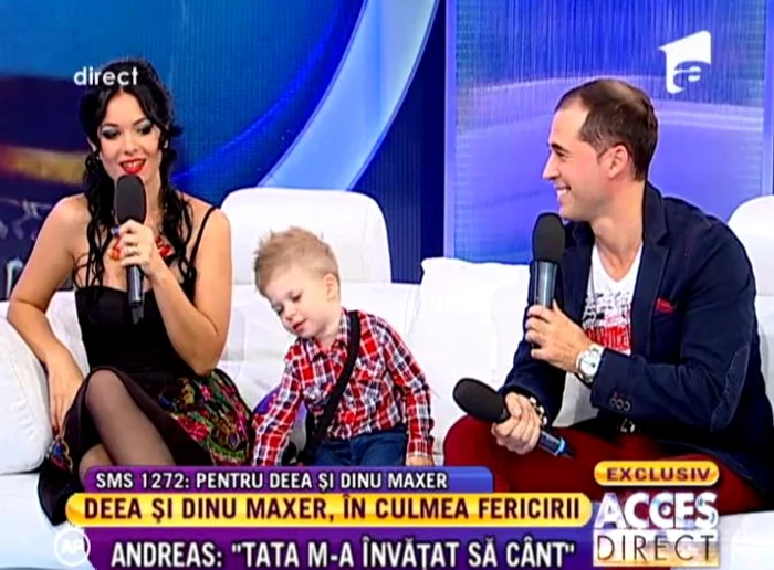 Andreas a zâmbit tot timpul la emisiunea Simonei Gherghe