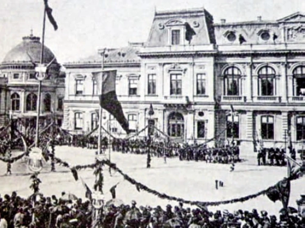 Parada din 10 mai 1891, când s-au sărbătorit 25 de ani de la venirea lui Carol pe tron
