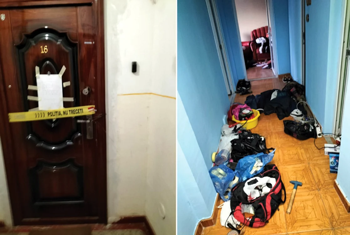 Așa arată locuința bărbatului după percheziție FOTO Obiectiv Vocea Brăilei