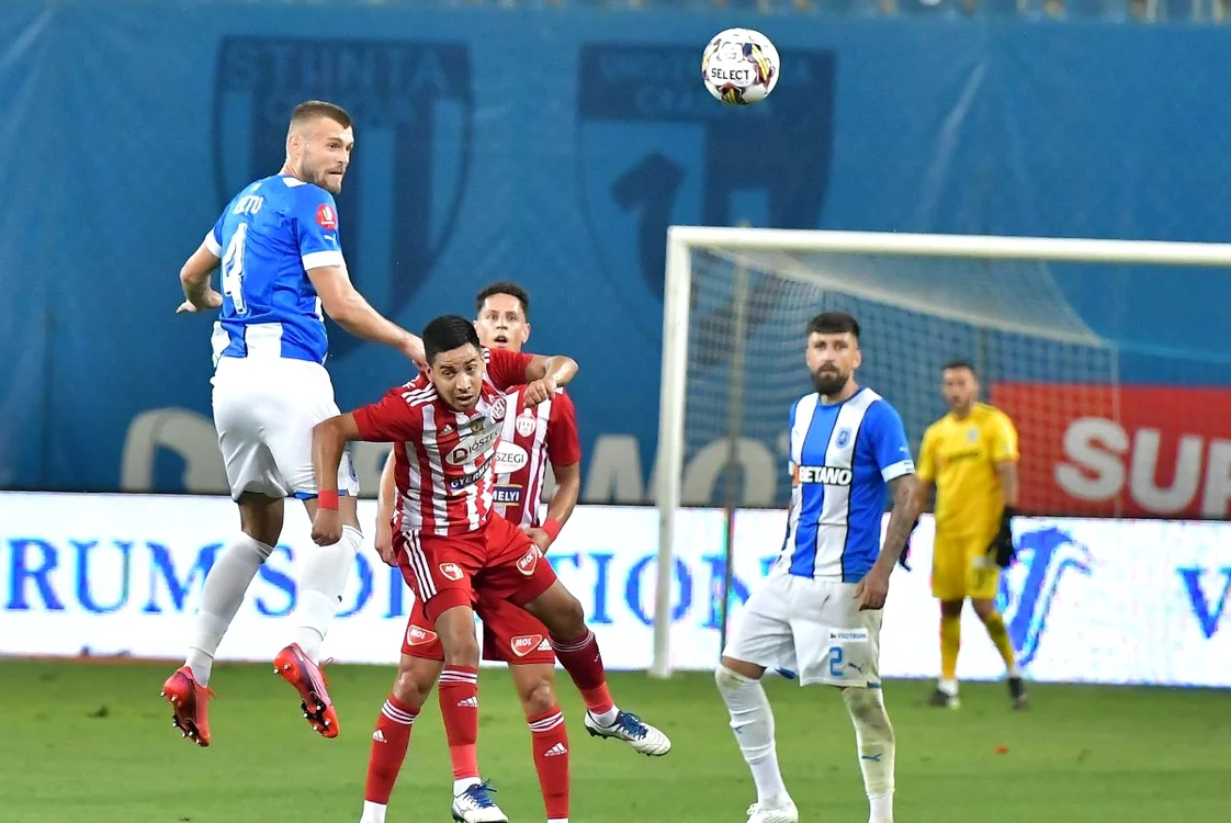 Meciul dintre Universitatea Craiova și Sepsi din Superligă s-a încheiat 2-2 (FOTO: Sportpictures)