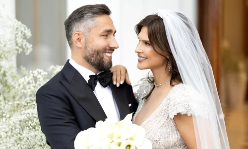 Monica Barladeanu in prima rochie de mireasa by M Marquise la nunta ei cu Valeriu Gheorghita   Instagram (9) jpg