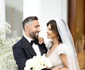 Monica Bârlădeanu, în prima rochie de mireasă by M. Marquise la nunta ei cu Valeriu Gheorghiță. FOTO: Instagram