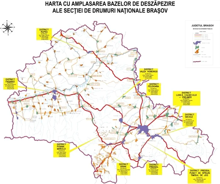 Baze deszăpezire drumuri naţionale.