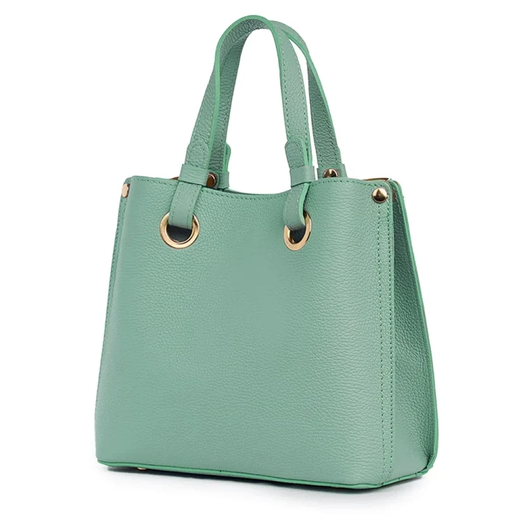 Geantă Ilona piele verde fistic, myown.ro, 289,00 lei