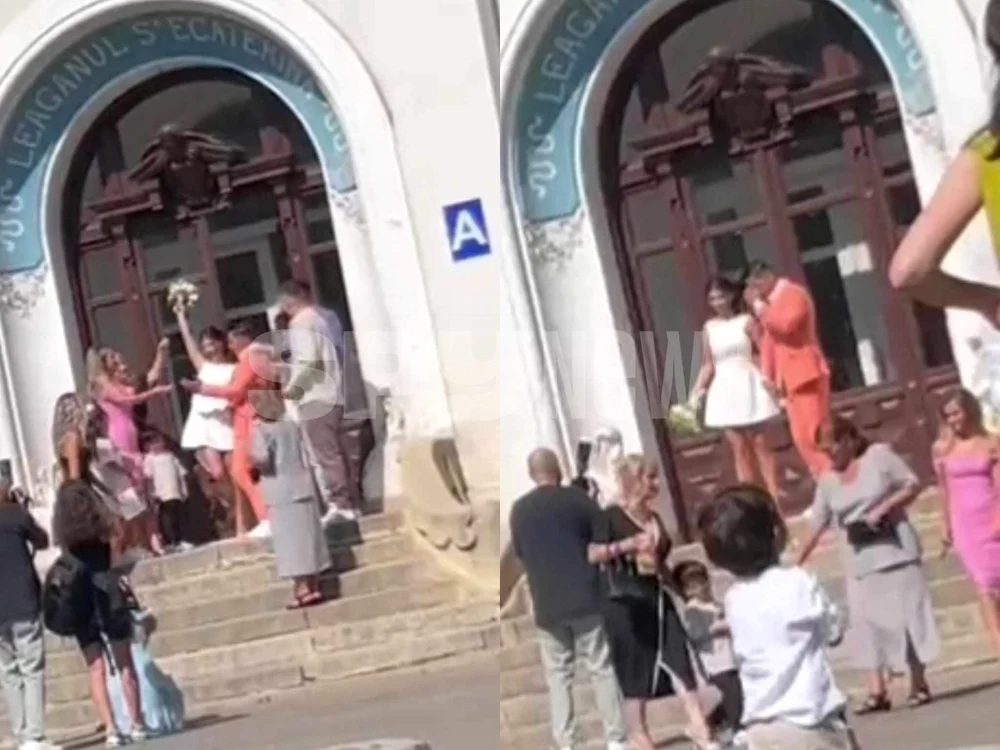 Primele imagini de la nunta lui Liviu Vârciu și a Andei Călin - Foto Spynews