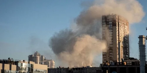 Atac cu dronă asupra Kievului | Război în Ucraina | 17 octombrie 2022 Foto AFP