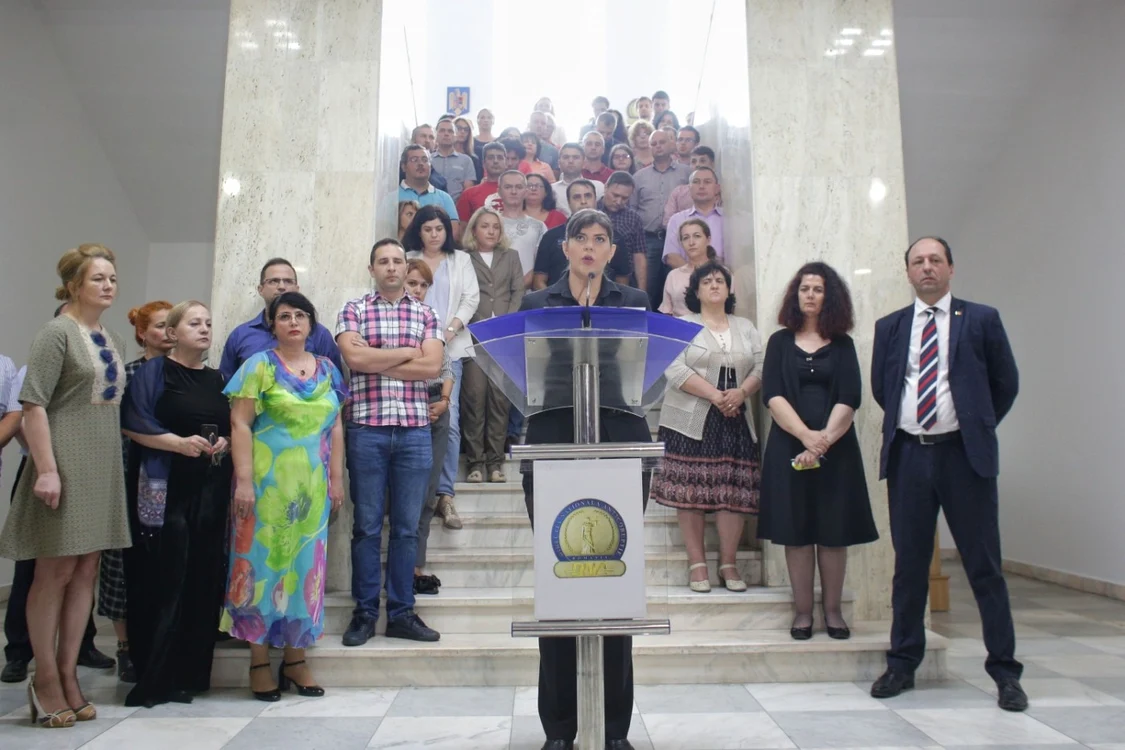 Laura Codruţa Koveşi demitere declaraţie de presă FOTO Inquam Photos Octav Ganea