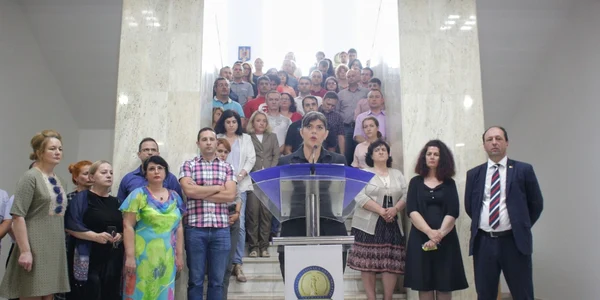 Laura Codruţa Koveşi demitere declaraţie de presă FOTO Inquam Photos  Octav Ganea