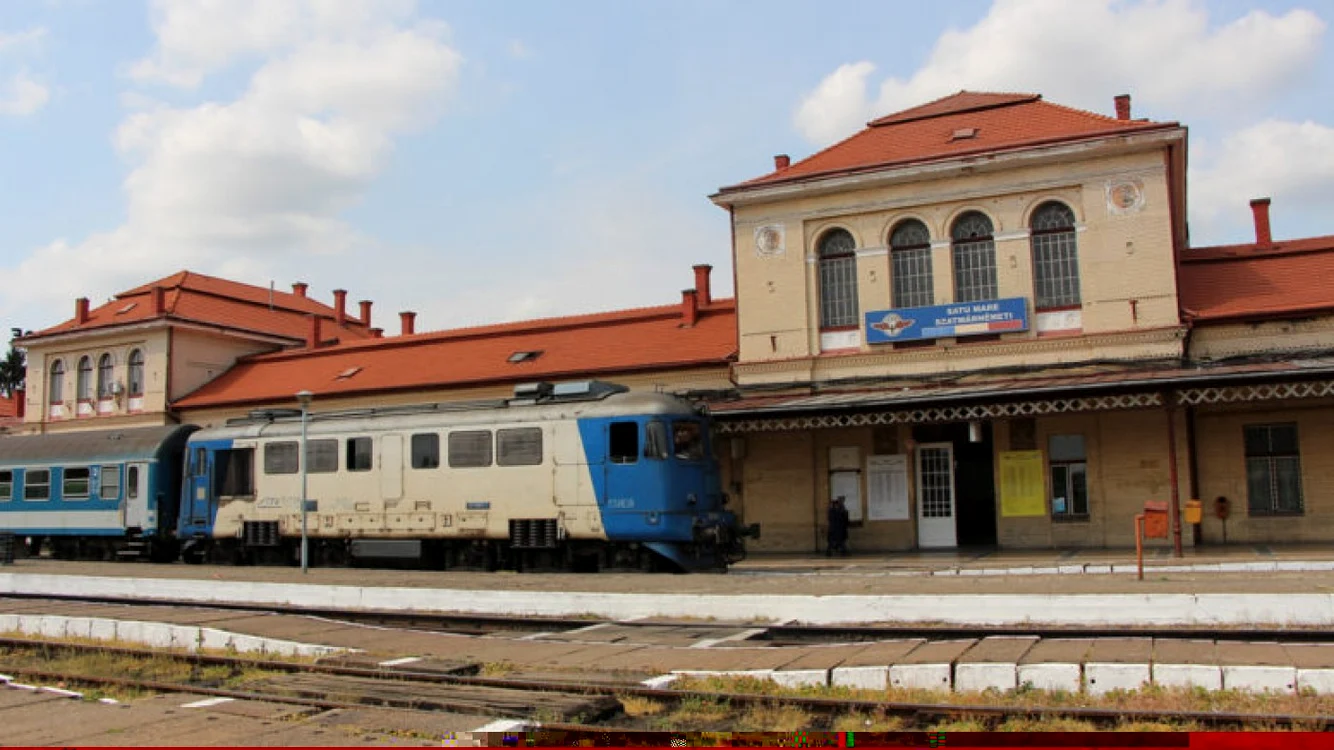 Cei doi bărbaţi au fost găsiţi în Gara CFR din Satu mare. FOTO: presasm.ro