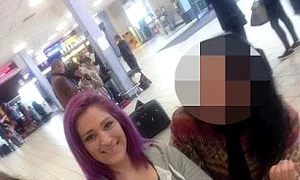 Becky, Lizzie şi a treia fată l au făcut de râs pe aeroport jpeg