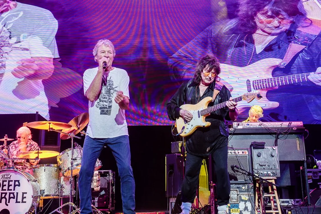 Ritchie Blackmore pe scenă. FOTO: X/@_DeepPurple