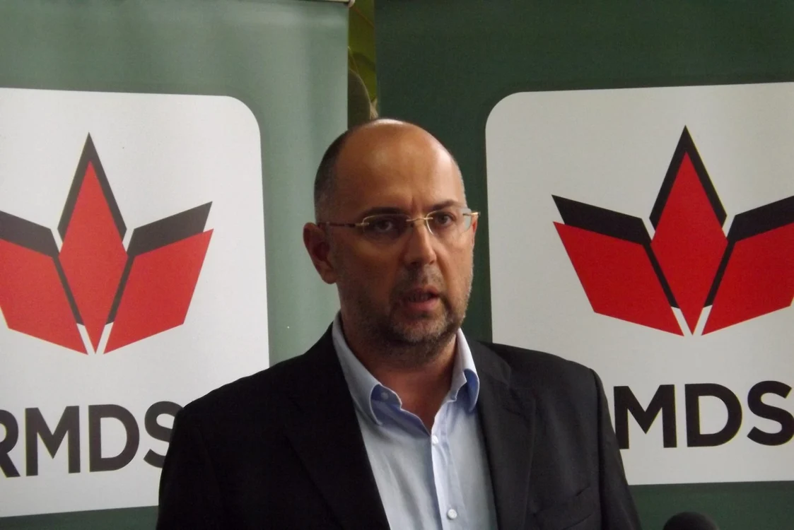 Kelemen Hunor, la conferinţa de presă de la Cluj. FOTO: Remus Florescu