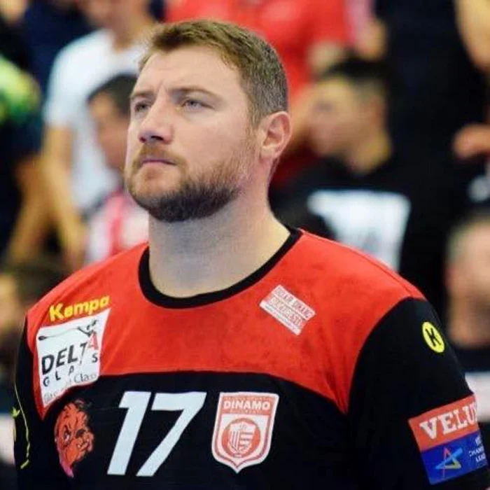 Căpitanul echipei de handbal a clubului Dinamo, Dan Savenco. FOTO: Dan Savenco via Facebook