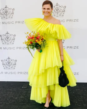 Printesa Victoria, într-o rochie H&M, la Polar Music Prize