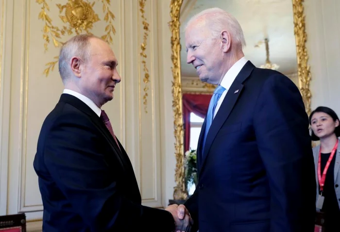 Întâlnire Joe Biden Vladimir Putin la Geneva 16 iunie 2021 FOTO EPA-EFE