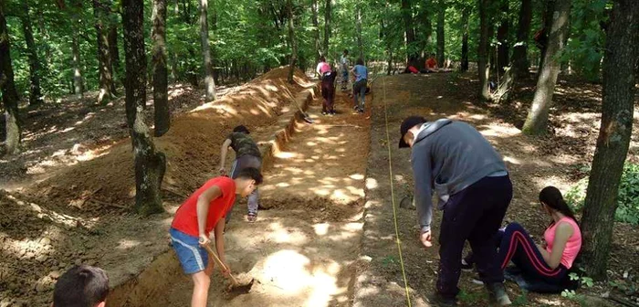 Săpăturile au fost reluate în 2015 FOTO Muzeul Judeţean de Istorie şi Artă Zalău