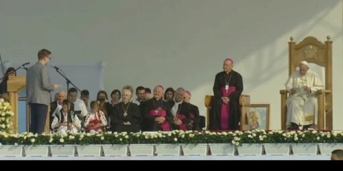 Papa Francisc - Iaşi - discurs tânăr / FOTO Adevărul / 1 iun 2019