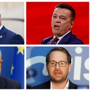 Ilie Bolojan, Sorin Grindeanu, Kelemen Hunor, Dominic Fritz / FOTO Getty Images, Mediafax Foto, Profimedia
