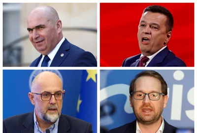 Ilie Bolojan, Sorin Grindeanu, Kelemen Hunor, Dominic Fritz  / FOTO Getty Images, Mediafax Foto, Profimedia