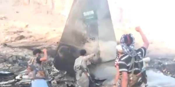 rebelii houthi anunta ca au distrus un avion de vanatoare saudit png