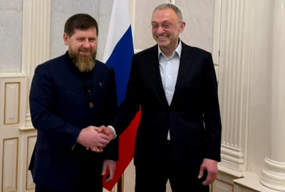 Ramzan Kadîrov și Suleiman Kerimov FOTO Telegram / Ramzan Kadîrov