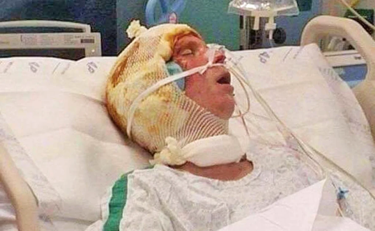 Bogdan, pe patul de spital