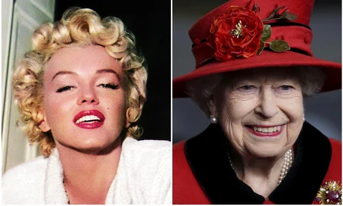 marilyn monroe si regina elisabeta a II-a 