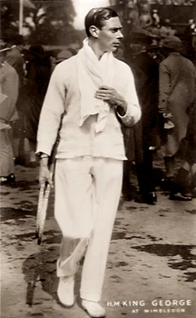 Regele George a jucat tenis în campionatul Wimbledon, 1905. FOTO: Profimedia