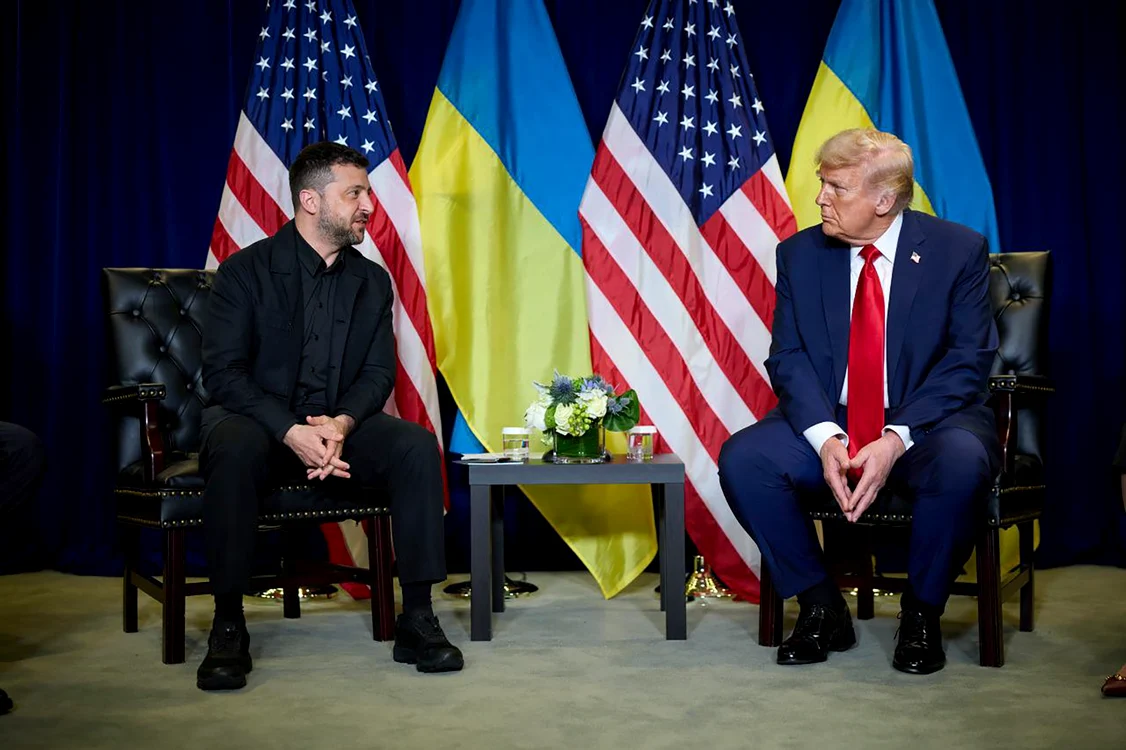 Zelenski și Trump la Adunarea Generală ONU din New York. FOTO: EPA EFE