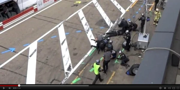 Accident la boxe în DTM
