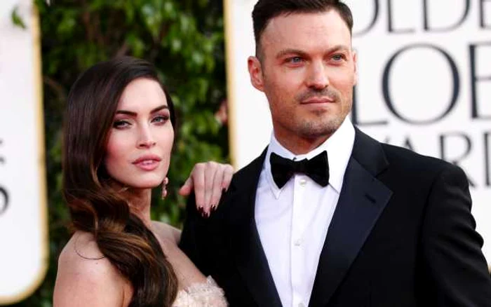 Megan Fox şi soţul ei, Brian Austin Green FOTO Reuters