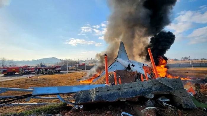 Catastrofă aviatică în Coreea de Sud Foto: X